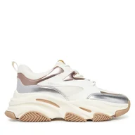 Sneakersy damskie - Sneakersy Steve Madden Progressive SM19000096 Srebrny - miniaturka - grafika 1