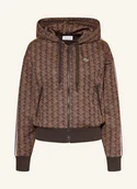 Bluzy damskie - Lacoste Bluza Rozpinana braun - LACOSTE - miniaturka - grafika 1