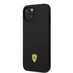 Eti na telefon Ferrari FEHMSIP14SBK do Apple iPhone 14 6,1" czarny/black hardcase Silicone Metal Logo Magsafe - Etui i futerały do telefonów - miniaturka - grafika 2