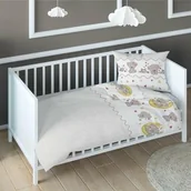 Pościel dla dzieci - KARO Pościel bawełniana 140x200 misie beżowa dziecięca zapinana na suwak 2896 D Bawełna Max - miniaturka - grafika 1