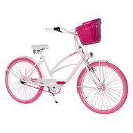 Rowery - Rower miejski damski La Donna Lola 7B +KOSZ rama19,5" koło 26" hamulec v-brake - miniaturka - grafika 1