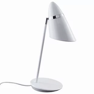 Stojąca LAMPKA biurkowa Elmo Tavolo Bianco Orlicki Design stołowa LAMPA nocna do sypialni biała - Lampy stojące - miniaturka - grafika 1