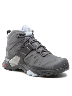 Salomon Trekkingi X Ultra 4 Mid Gtx W GORE-TEX 416250 21 V0 Szary - Buty trekkingowe damskie - miniaturka - grafika 1
