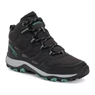 Buty trekkingowe damskie - Buty turystyczne damskie Merrell West Rim Sport Mid GTX - miniaturka - grafika 1