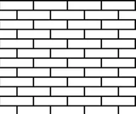 Pozostałe akcesoria malarskie - Szablon malarski z motywem cegły - miniaturka - grafika 1