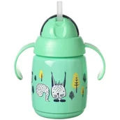 Bidony dla dzieci - Tommee Tippee Kubek niekapek Superstar ze słomką 300ml 6m+ Green Raty 10x0% do 15.04.2022! - miniaturka - grafika 1