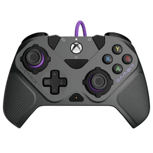 PDP 049-006-GY kontroler gier Czarny, Szary, Fioletowy USB Gamepad Analogowa/Cyfrowa PC, Xbox One, Xbox Series S, Xbox Series X - Kontrolery gier na PC - miniaturka - grafika 1