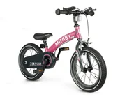 Rowerki biegowe - Qplay Rowerek Dziecięcy - Rowerek Biegowy Miniby 14 cali Rosa - miniaturka - grafika 1