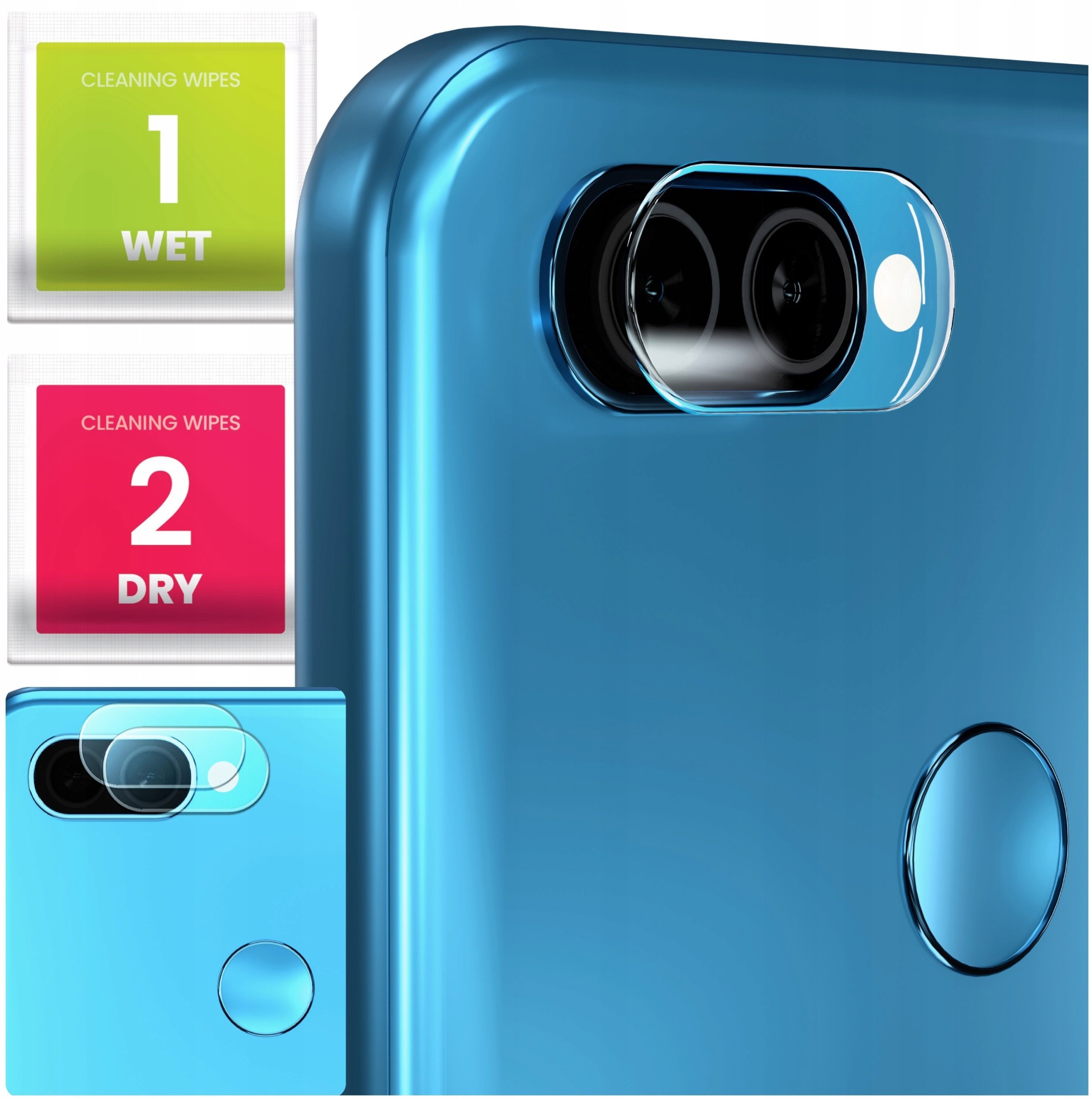 2-PAK Szkło Na Aparat Do Oppo A12 Hartowane, Ochronne, Na Obiektyw, 9H