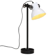 Lampy ogrodowe - vidaXL Lampa stołowa, 25 W, biała, 15x15x55 cm, E27 - miniaturka - grafika 1