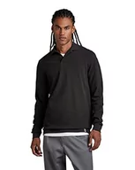 Koszulki męskie - G-STAR RAW Męska koszulka polo z długim rękawem, czarna (dk Black D287-6484), M, Czarny (Dk Black D287-6484), M - miniaturka - grafika 1