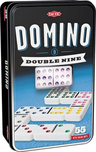 Tactic Domino dziewiątkowe w puszce - Gry planszowe - miniaturka - grafika 1