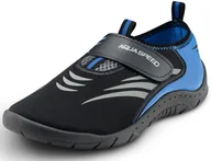 Materace dmuchane i koła do pływania - Buty do wody AQUA SHOE MODEL 27 35-46 : Rozmiar - Obuwie plażowe - 36, Kolor - Model 27 - B - czarny / niebieski - miniaturka - grafika 1