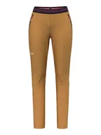 Odzież trekkingowa męska - Salewa Spodnie funkcyjne "Pedroc 2" w kolorze jasnobrązowym - miniaturka - grafika 1
