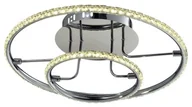 Lampy sufitowe - Candellux Lighting lampa sufitowa kryształki ADEL 98-69634 nowoczesny plafon do sypialni LED ringi na sufit 98-69634 - miniaturka - grafika 1