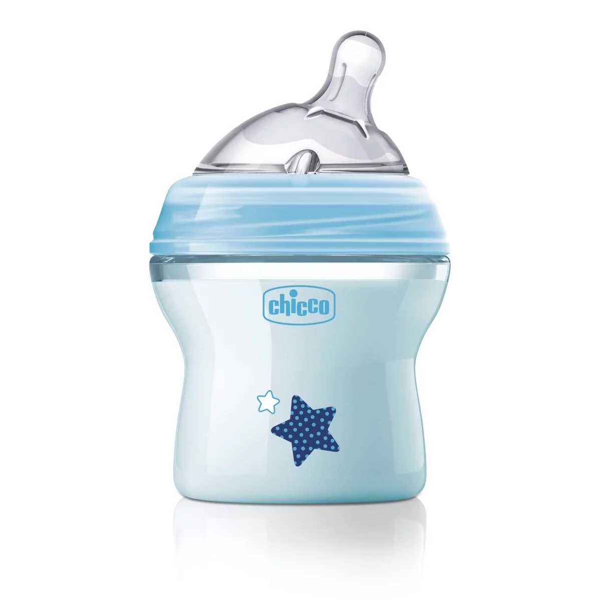 Chicco Butelka NaturalFeeling 0m+ 150ml BLUE