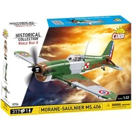 Klocki - Cobi KLOCKI HC WWII 5723 SAMOLOT MORANE-SAULNIER MS.406 317 KL 5724 - miniaturka - grafika 1