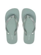 Klapki i japonki damskie - Calvin Klein Japonki Arwa HW0HW02956 Zielony - miniaturka - grafika 1