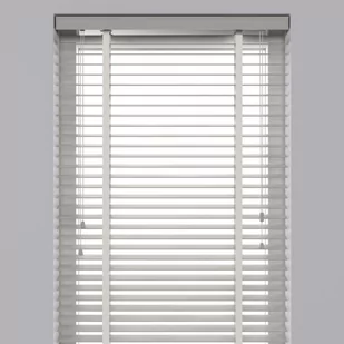 Trendiy Decosol Żaluzje drewniane, 50 mm, 100x180 cm, białe - Żaluzje - miniaturka - grafika 1