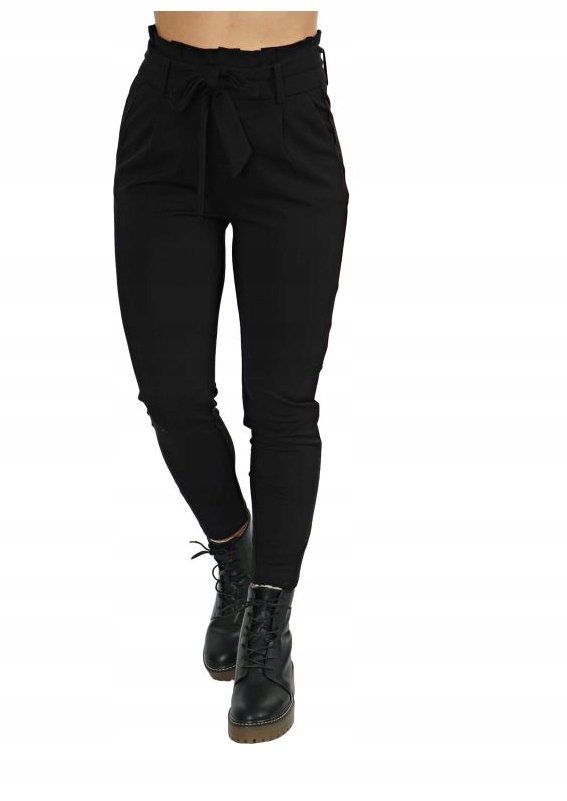 ONLY SPODNIE DAMSKIE SZARE CASUAL RURKI M/32 SHY