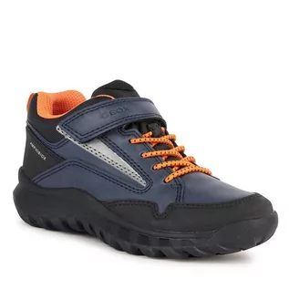 Buty dla chłopców - Półbuty Geox J Simbyos Boy B Abx J36L0C 0MEFU C0659 S Navy/Orange - grafika 1