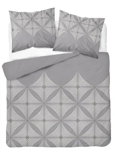 Pościel satynowa 200x220 5483b szara elegancka - Pościel - miniaturka - grafika 1