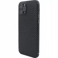 Etui i futerały do telefonów - Nevox Etui Real Carbon do iPhone 14 Pro Max czarne - miniaturka - grafika 1