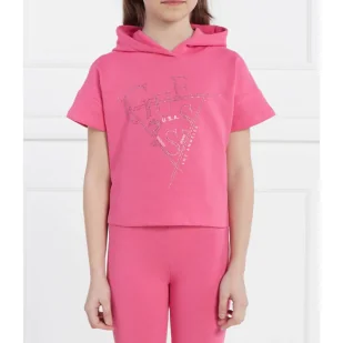 Guess Bluza LS ACTIVE | Cropped Fit - Bluzy dla dziewczynek - miniaturka - grafika 1