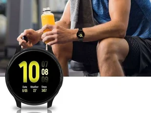Alogy Etui silikonowe case do Galaxy Watch Active 2 44mm Czarne + 4x 3MK Folia ochronna - Akcesoria do smartwatchy - miniaturka - grafika 7
