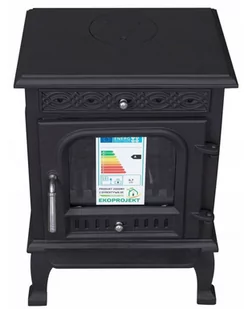 Piec koza żeliwny kominek kominkowy 6,7/9 kW (kolor: czarny) spełnia anty-smogowy EkoProjekt 04481618 - Piece wolnostojące - miniaturka - grafika 3