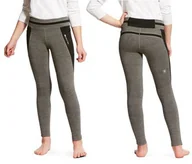 Bryczesy - Ariat Legginsy FREJA COOLING młodzieżowe - charcoal - miniaturka - grafika 1