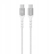 Kable USB - Szybki Kabel PD USBC Typu C I USB Typ C BLAVEC RAPTOR 60W 3A 50cm biało srebrny Przewód do Szybkiego ładowania Telefonu - miniaturka - grafika 1