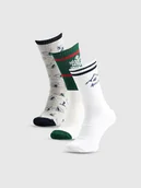 Skarpetki męskie - 4F Skarpetki świąteczne długie (3-pack) męskie - multikolor 43-46 - miniaturka - grafika 1