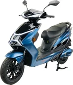 Skutery - Bili Bike Skuter elektryczny BILI BIKE X1 niebieski - miniaturka - grafika 1