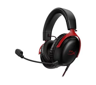 HyperX Cloud III Wireless czarno-czerwone - Słuchawki - miniaturka - grafika 1