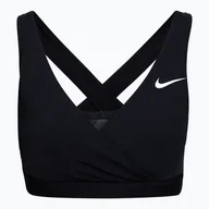 Bielizna sportowa damska - Biustonosz do karmienia Nike Swoosh Bra black/white - miniaturka - grafika 1
