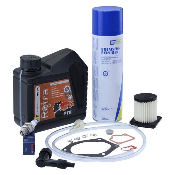 Hercules Prima 3 5 zestaw inspekcyjny filtr powietrza 27mm wtyczka Bosch W7AC uszczelki świeca zapłonowa nasadka Sachs 505/2 2-biegowa