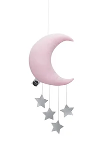 Różowy mobil księżyc Velvet - Karuzele dla niemowląt Różowy mobil księżyc Velvet - Karuzele dla niemowląt - miniaturka - grafika 1