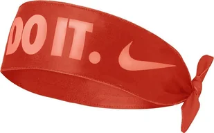 Nike Opaska na głowę Nike Dri-Fit Tie czerwona N1003463643OS - Ozdoby do włosów - miniaturka - grafika 1