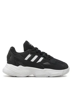 adidas Sneakersy Falcon El I IF1100 Czarny - Buty dla dziewczynek - miniaturka - grafika 1