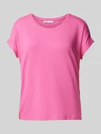 Koszulki i topy damskie - T-shirt o kroju regular fit z dodatkiem wiskozy m ‘MOSTER’ - miniaturka - grafika 1