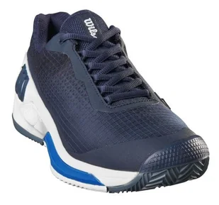 Buty tenisowe męskie Wilson Rush Pro clay navy blazer/white/lapis blue - 45 1/3 - Tenis ziemny - miniaturka - grafika 1