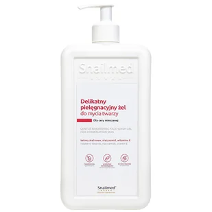 Snailmed, delikatny pielęgnacyjny żel do mycia twarzy, cera mieszana, 480 ml - Żele do mycia twarzy - miniaturka - grafika 1