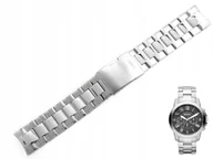 Akcesoria do zegarków - Bransoleta Fossil Grant FS4736 FS4735 FS4813 FS4812 srebrna oryginał - miniaturka - grafika 1