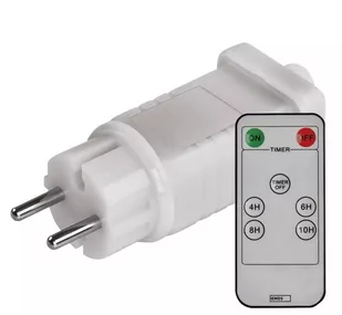 Zasilacz z timerem i pilotem do serii Standard i Profi, max.800 LED, IP44 (do lampek świątecznych - oświetlenie łączone) - Oświetlenie świąteczne - miniaturka - grafika 1