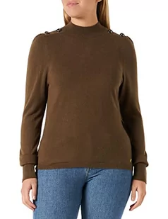 Kaporal damski sweter stójka, Taupak Brązowy, S - Swetry damskie - miniaturka - grafika 1