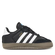 Buty dla chłopców - Sneakersy adidas Samba Kids JI2757 Czarny - miniaturka - grafika 1