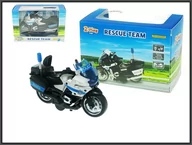 Samochody i pojazdy dla dzieci - M&amp;Z Motocykl policyjny ze światłem i dźwiękiem - miniaturka - grafika 1