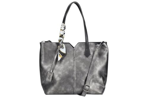 Rieker Damska torba na zakupy H1006, srebrna, srebro