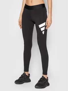 Spodnie damskie - Adidas Legginsy Future Icons GU969 Czarny Extra Slim Fit - grafika 1